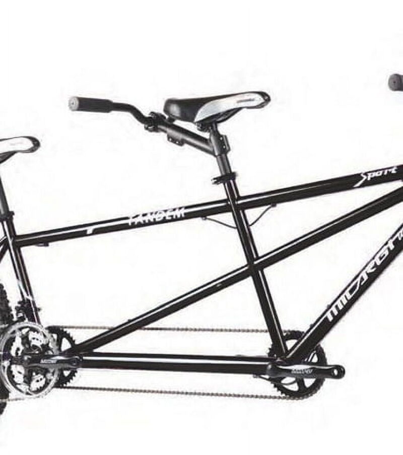 Wonder Wheels 26 In. Tandem Shimano 21 Speed Bicycle, Bike, Steel Frame Alloy Rims 36 H - Black - Image 6