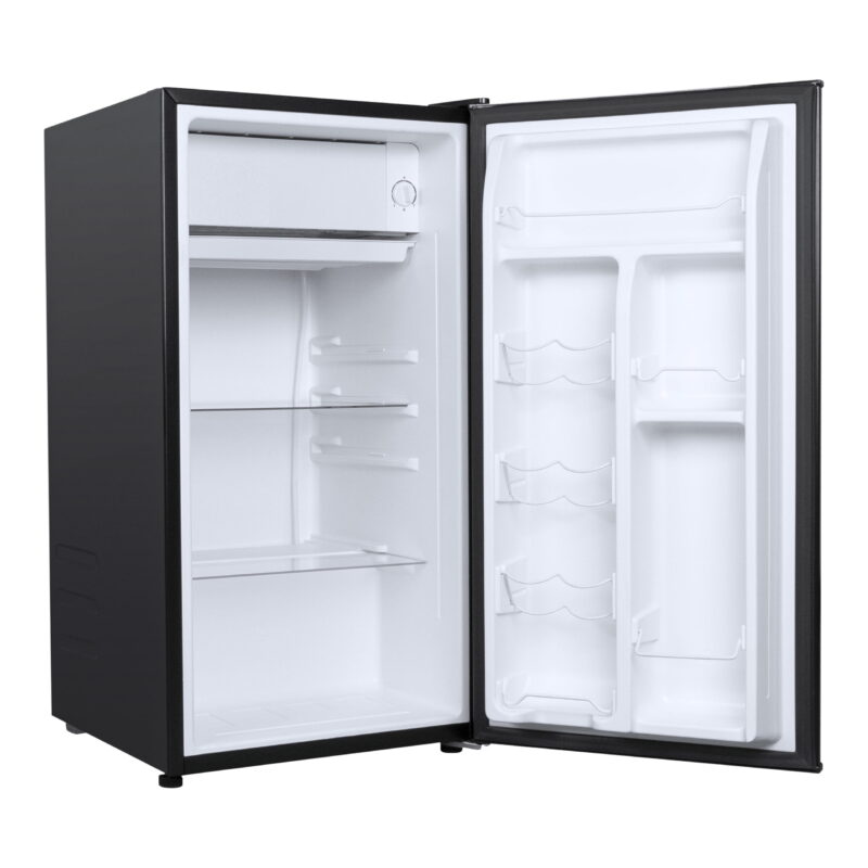Galanz 3.3 Cu ft One Door Mini Fridge, Black Estar, New - Image 6