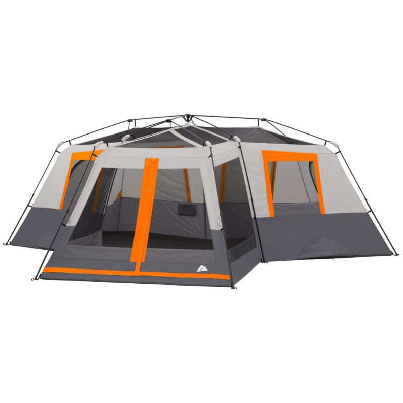 Ozark Trail 20' x 18' 12-Person 3-Room Instant Cabin Tent with Screen Room, 56.5 lbs - Image 2