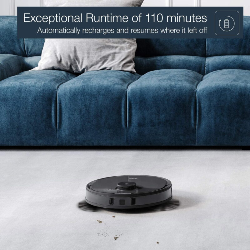 ECOVACS DEEBOT N8+ Vacuum & Mop Robot with Advanced Laser Mapping and Auto-Empty Station - Image 3
