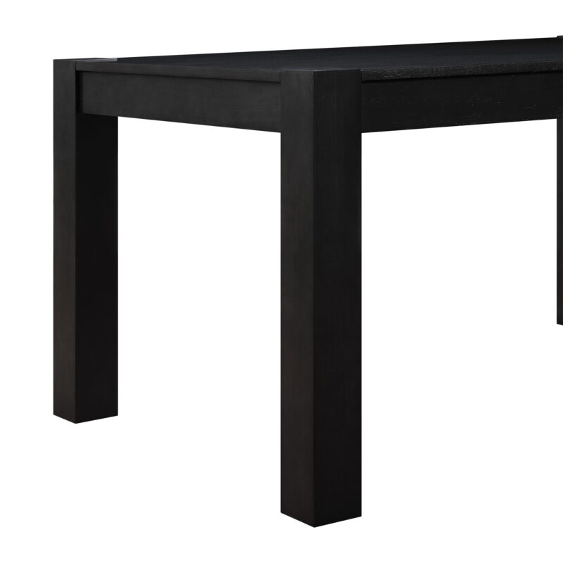 Better Homes & Gardens Bryant 58.5 in Rectangle Solid Wood Construction Dining Table, Charcoal - Image 5