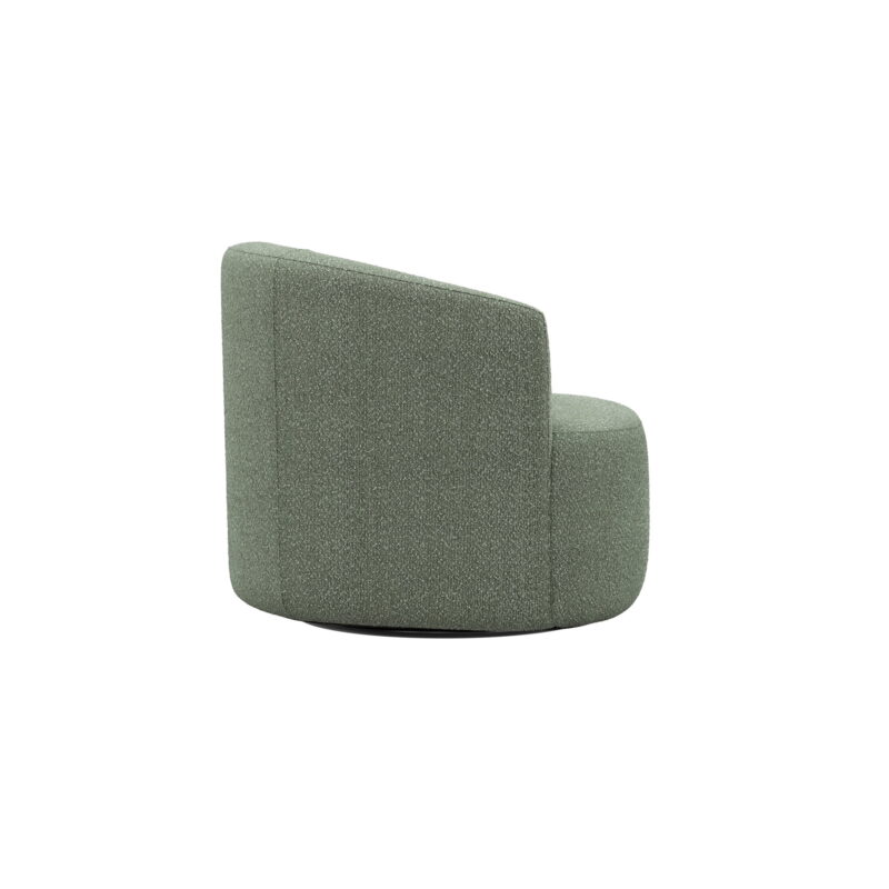 Mainstays Boucle Swivel Accent Chair, Olive - Image 6