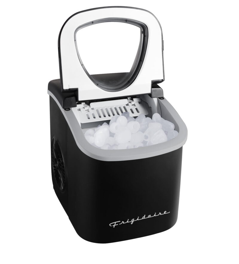 Frigidaire 26 lb Retro Bullet Ice Maker, Black, EFIC128 - Image 3