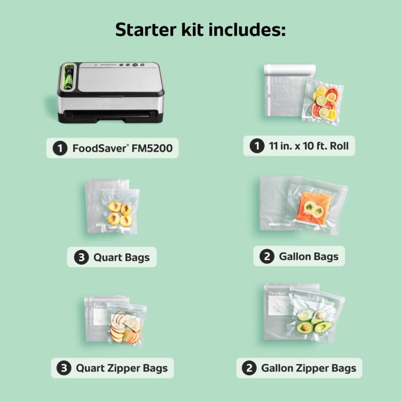 FoodSaver FM5200 Series 2-in-1 Vacuum Sealing System for Food Preservation - Image 3