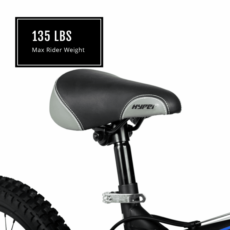 20" Hyper Bicycles Shocker Mountain Bike, 20" Wheels, Kids Age Group 8-13 Years, Black, Child - Image 6