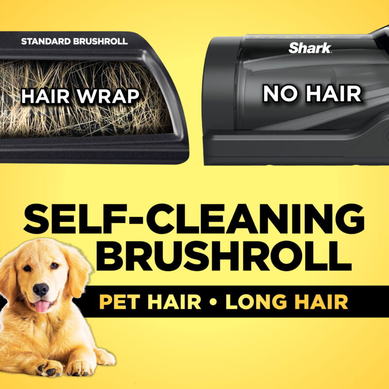 Shark® UltraLight Pet Pro Corded Stick, PowerFins™ and Self-Cleaning Brushroll, HZ600 - Image 6