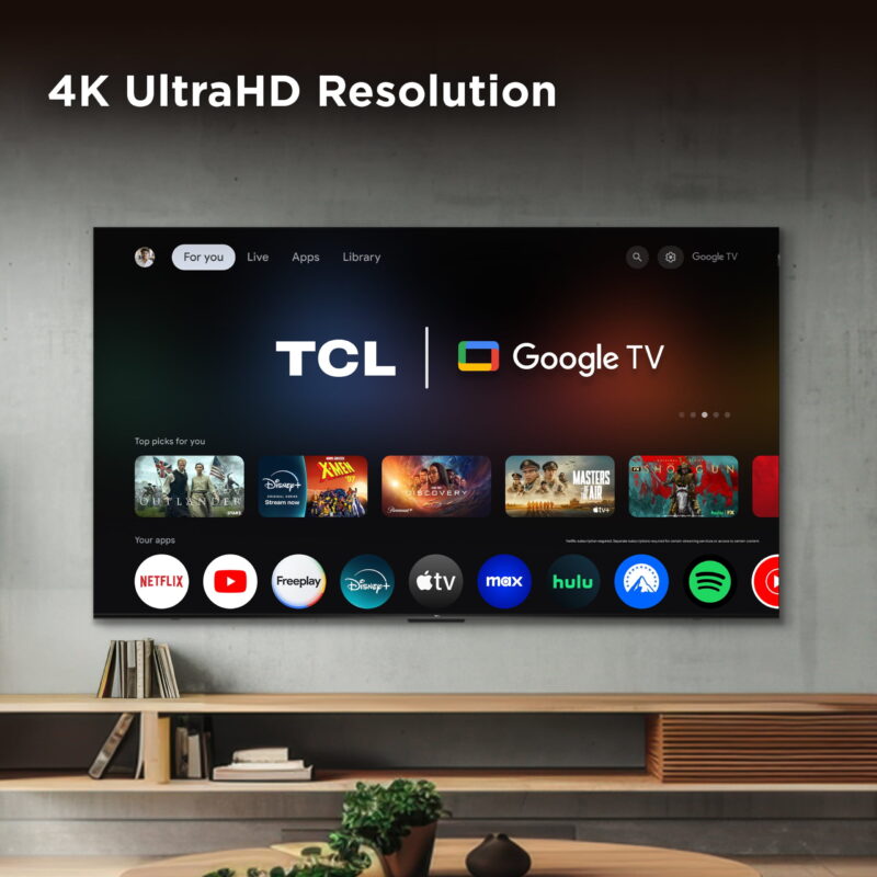 TCL 43" Q Series (NEW 2025)  4K UHD HDR QLED Smart TV with Google TV – 43Q51K - Image 6