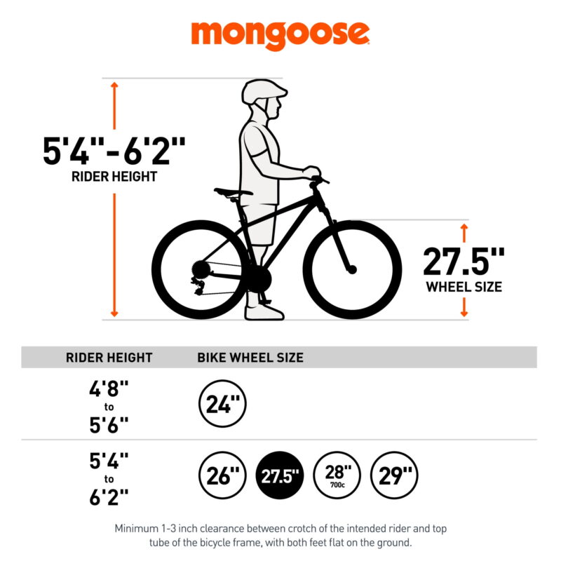 Mongoose Ledge X1 Mountain Bike, 27.5-in. Wheels, Adults Ages 14+, 7 Speeds, Teal - Image 7