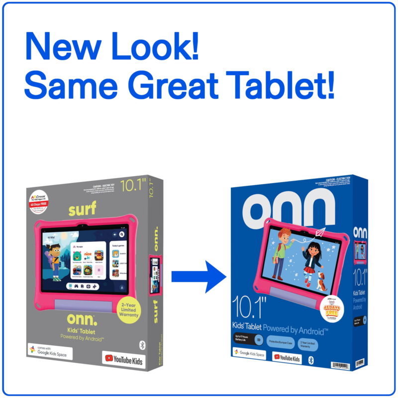 onn 10.1" Kids’ Tablet, 32GB, (2024 Model) - Pink - Image 6