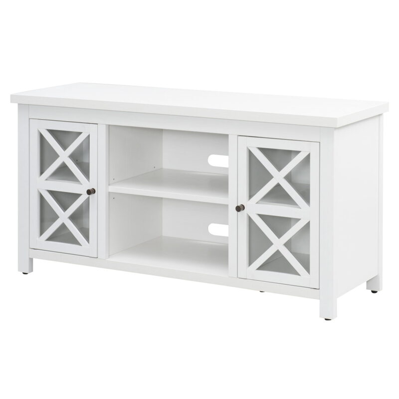 Evelyn&Zoe Colton TV Stand for TV's up to 55", White - Image 4