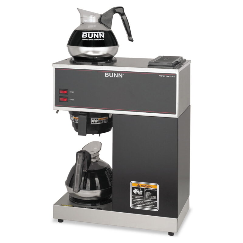 BUNN VPR 12-Cup Commercial Coffee Brewer, 2 Warmers - Image 4