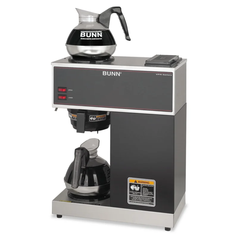 BUNN VPR 12-Cup Commercial Coffee Brewer, 2 Warmers - Image 4