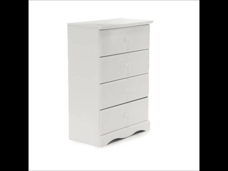 Sauder Storybook 4-Drawer Bedroom Dresser, Soft White Finish - Image 2