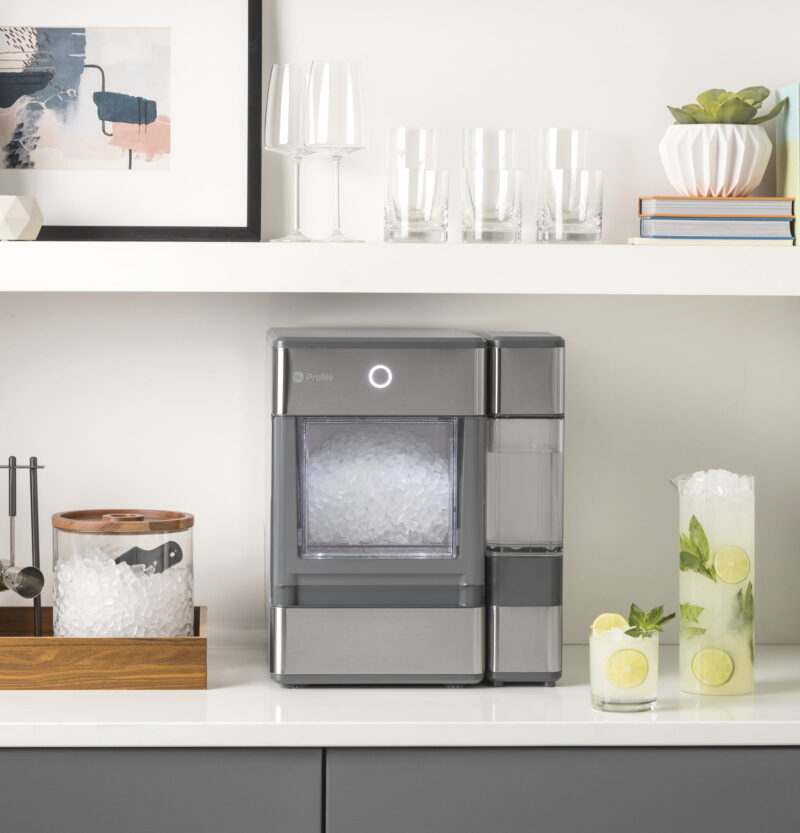 GE Profile™ Opal™ Nugget Ice Maker + Side Tank, Countertop Icemaker, Stainless Steel, 24lbs Daily Ice Production - Image 4
