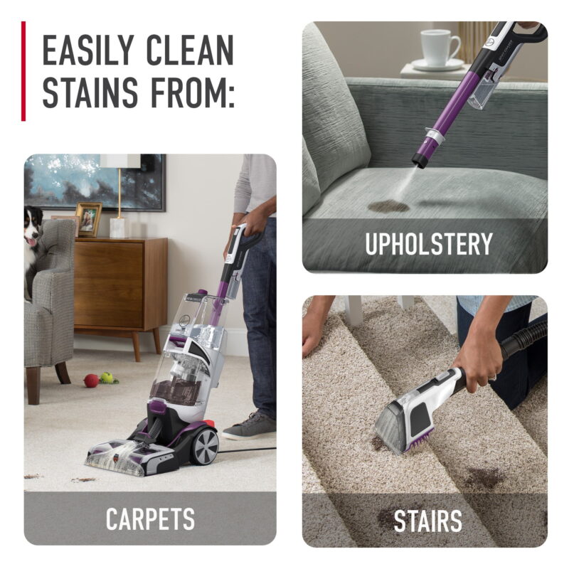 Hoover SmartWash Pet, Complete Automatic Upright Carpet Washer, FH53010 - Image 6