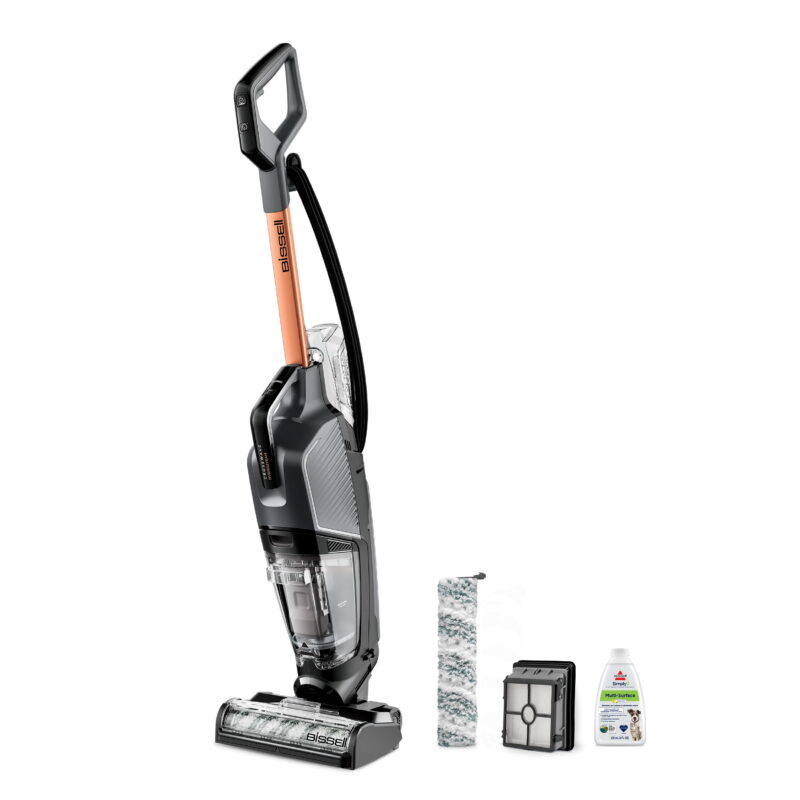 BISSELL® CrossWave® HydroSteam™ Wet Dry Vacuum 3513 &  Bissell Multi-Surface Floor Cleaning Formula, Spring Breeze Scent, 32 oz., 1789 - Image 3