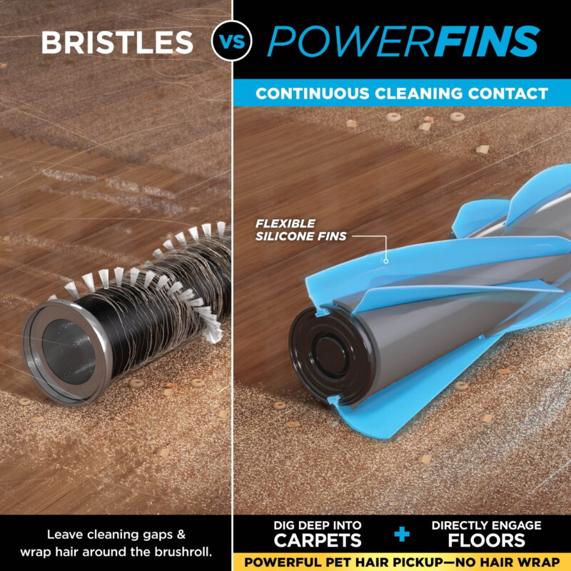 Shark® Vertex DuoClean® PowerFin Upright Vacuum Powered Lift-Away®, Self-Cleaning Brushroll, AZ2000 - Image 3