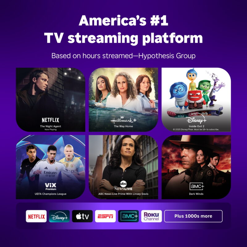 Roku Smart TV 2025 – 85-Inch Select Series, 4K HDR TV – Roku TV with Enhanced Voice Remote - Image 3