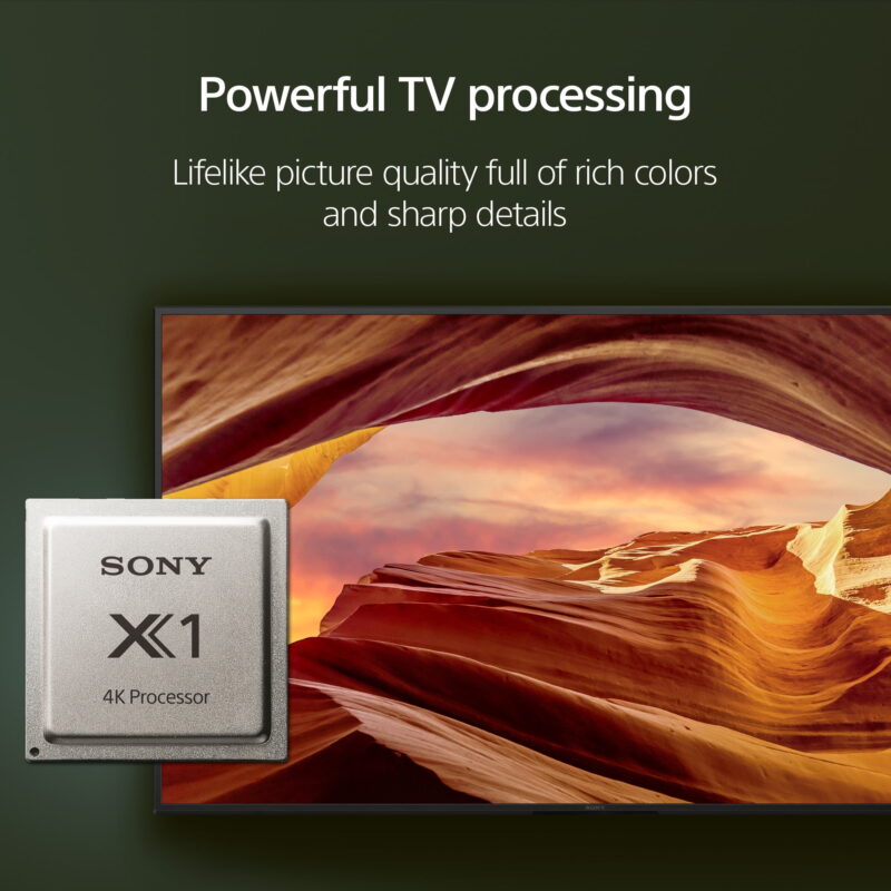 Sony 65” Class X77L 4K Ultra HD LED Smart Google TV KD65X77L - 2023 Model - Image 2