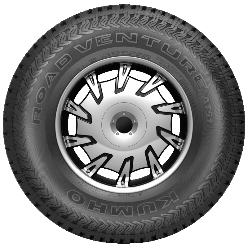 Kumho Road Venture AT51 All-Terrain Tire - 275/60R20 114T - Image 2