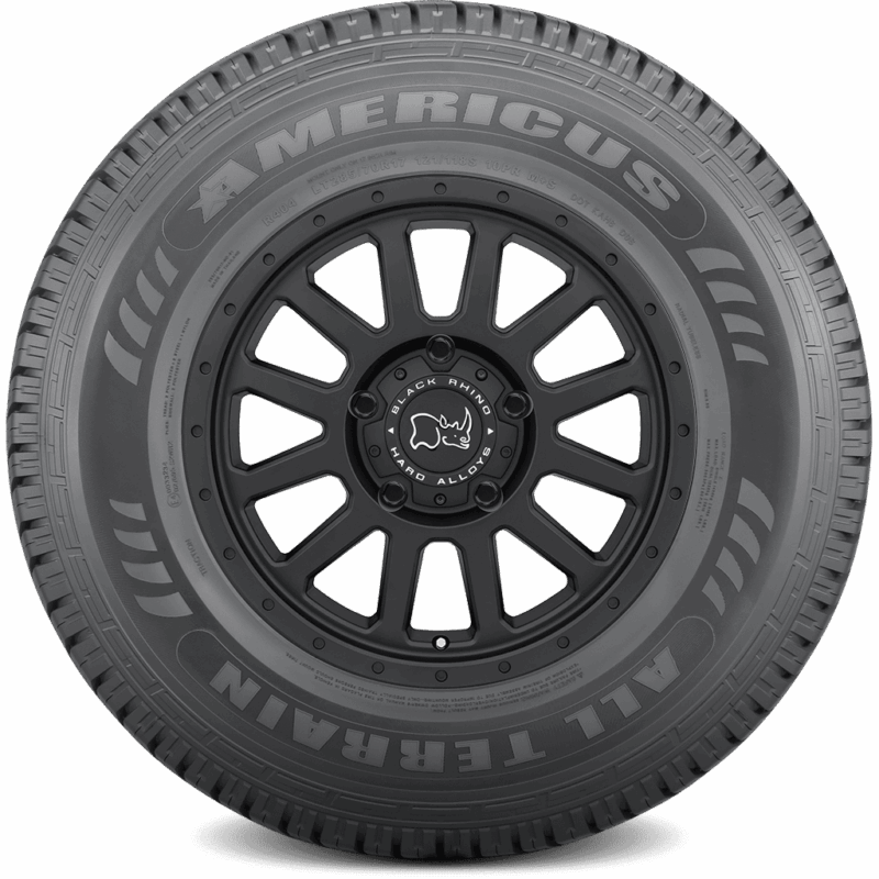 Americus Rugged All Terrain All Terrain LT265/70R17 121/118S E Light Truck Tire Fits: 2014-18 Chevrolet Silverado 1500 WT, 2010-21 GMC Sierra 1500 SLE - Image 2