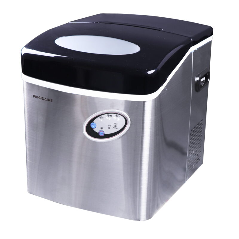 Frigidaire 48 lbs. Extra-Large Ice Maker EFIC115, Stainless Steel - Image 2
