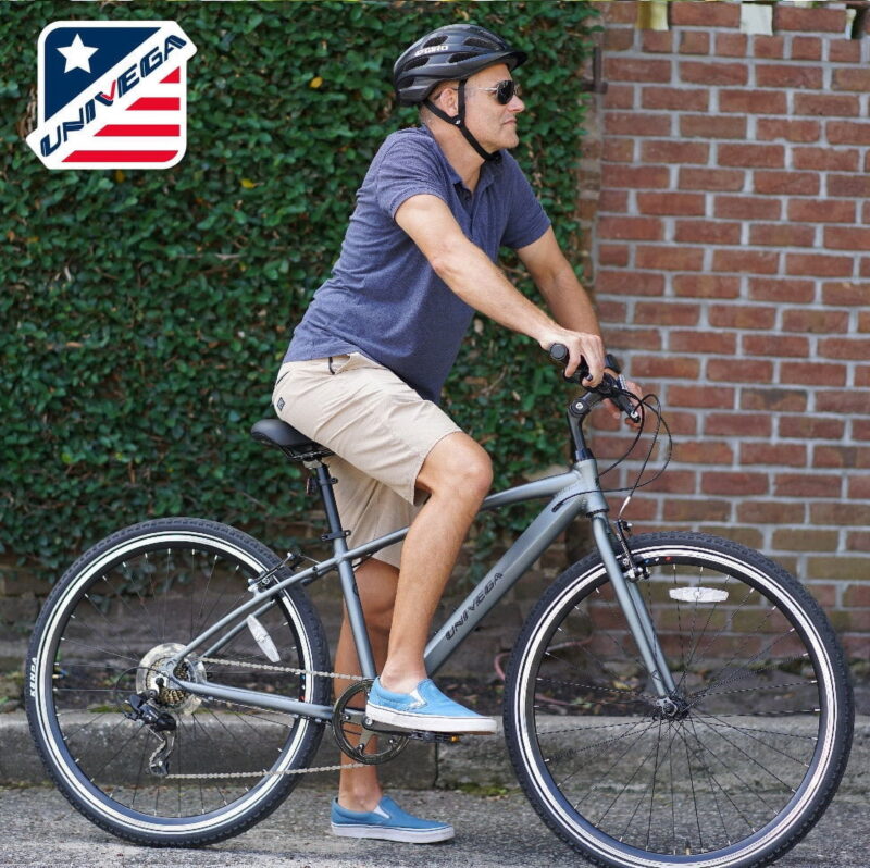 Univega - 700C USA Voyage 1.0 Adult Bicycle, Small Frame, Charcoal - Image 2