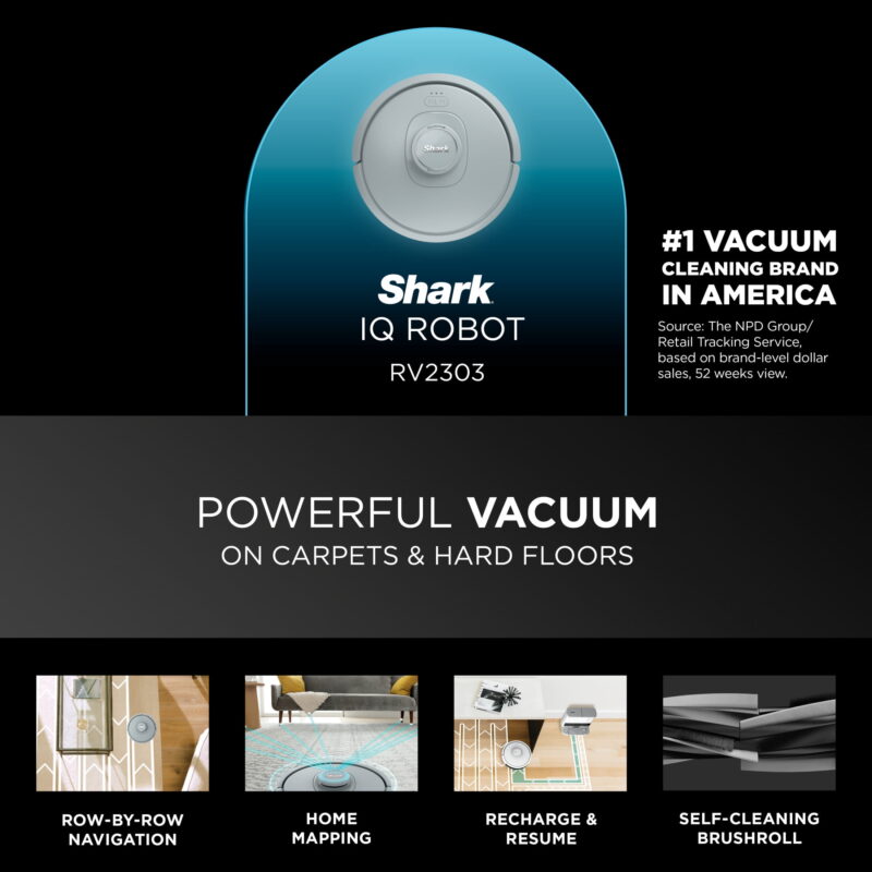 Shark IQ Robot Vacuum, Multi-Surface Carpets & Hard Floor Cleaning, Precision Home Mapping - Image 6
