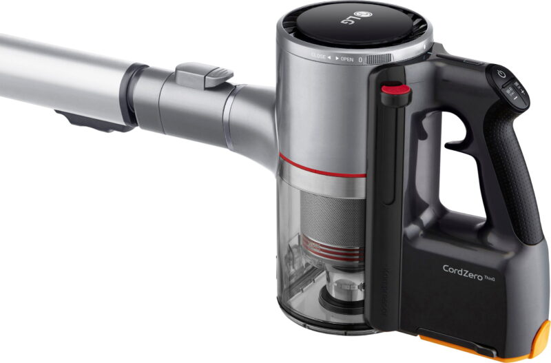 LG - A925KSM CordZero Cordless Stick Vacuum with Kompressor technology - Matte Silver - Image 2