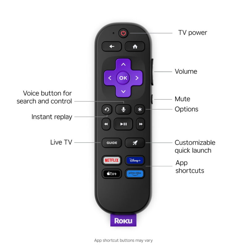 Roku Smart TV 2025 – 65-Inch Plus Series, 4K QLED Mini-LED TV – Roku TV with Enhanced Voice Remote - Image 4