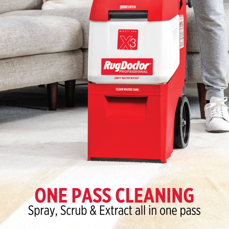 Rug Doctor X3 Commercial Carpet Cleaner - Pro Oxy Pack, Includes 48 oz. Oxy Cleaner - Image 2