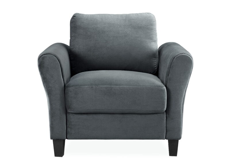 Lifestyle Solutions Alexa Club Chair, Gray Fabric - Image 4