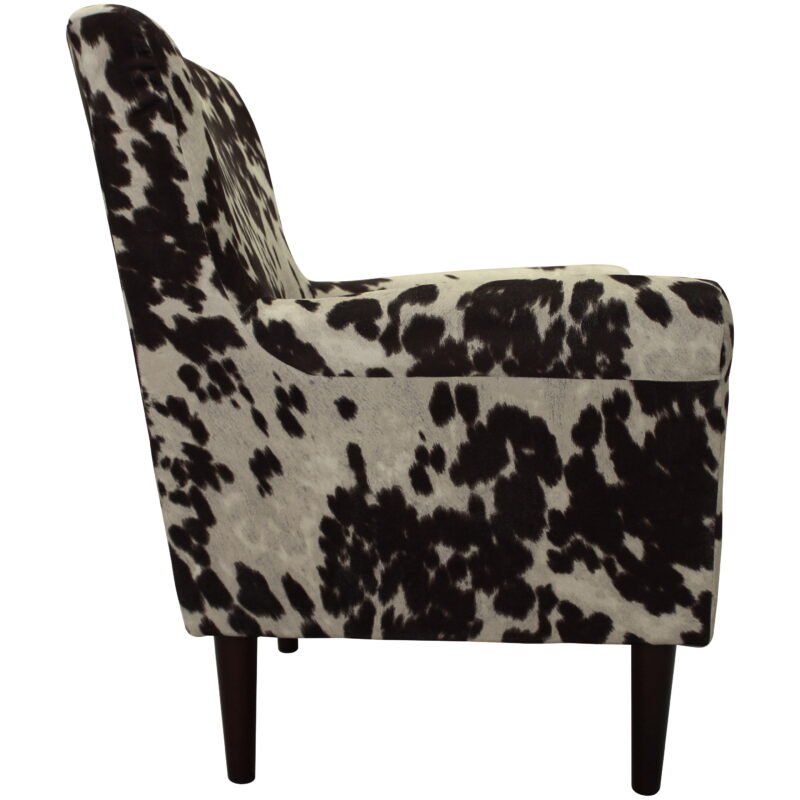 Fox Hill Ellis Rolled Arm Lounge Chair, Brown Cowhide - Image 4