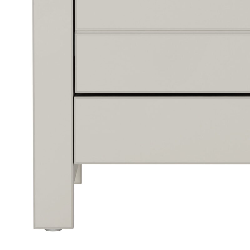 Lancaster Wood 6 Drawer Dresser, Ivory, by Hillsdale Living Essentials - Image 7