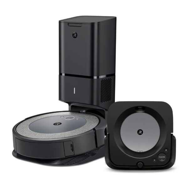 iRobot Roomba i3+ EVO Robot Vacuum and Braava Jet Robot Mop Bundle - Wi-Fi Connected, Smart Mapping
