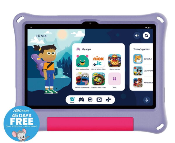 onn 10.1" Kids’ Tablet, 32GB, (2024 Model) - Lavender