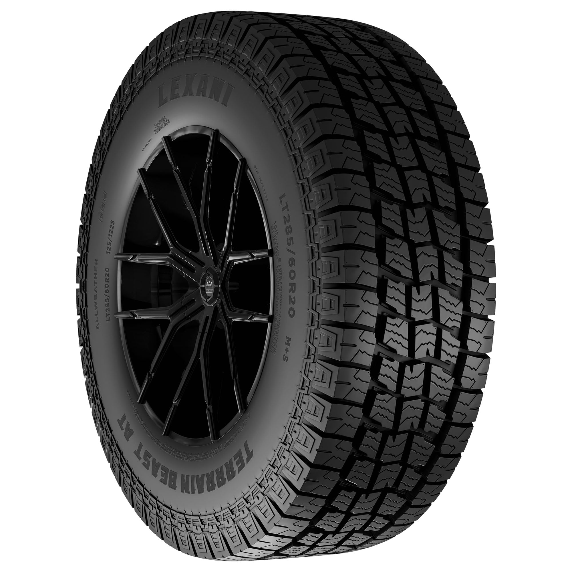 Lexani Terrain Beast AT All Terrain LT265/60R20 121/118S E Light Truck Tire - Image 6