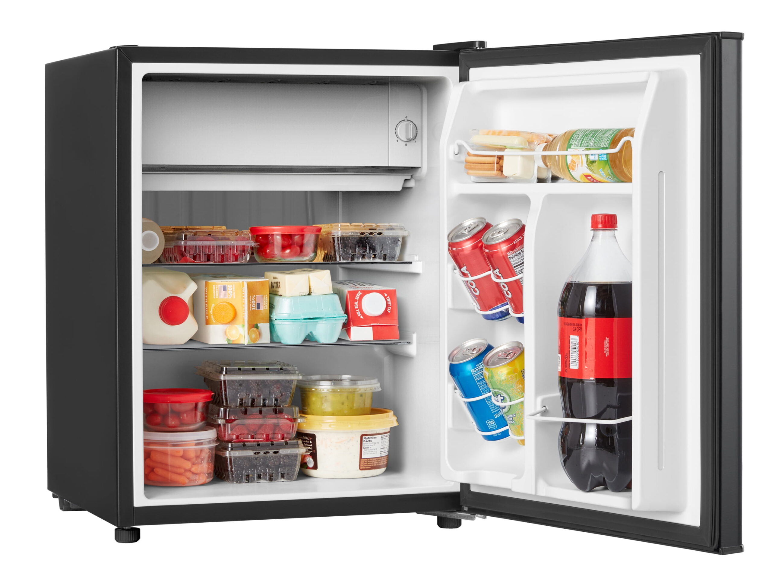 Galanz 2.5 Cu ft One Door Fridge, Black Estar, New - Image 4
