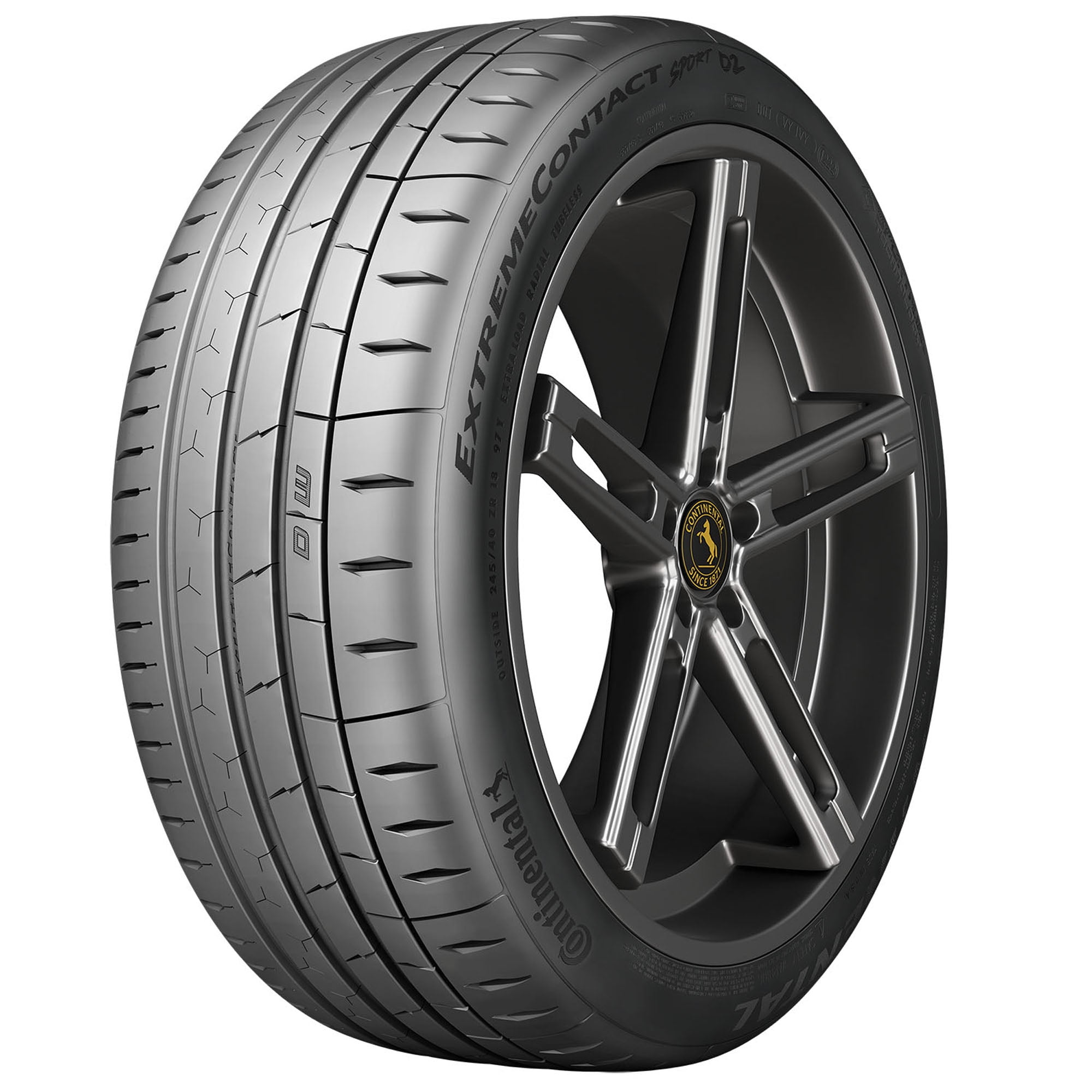 Continental ExtremeContact Sport 02 Summer 245/40ZR17 91W Passenger Tire