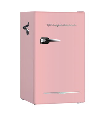 Frigidaire EFR376-C-PINK 3.2-Cu.ft. 65-Watt Retro Bar Refrigerator with Side Bottle Opener (Pink)
