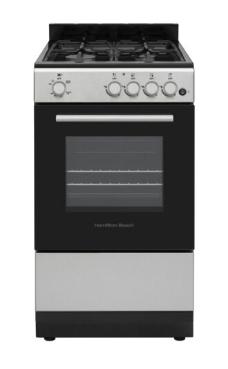 Hamilton Beach 20" Gas Range, Stainless Steel and Black