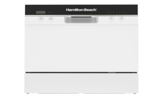Hamilton Beach Countertop Dishwasher, White