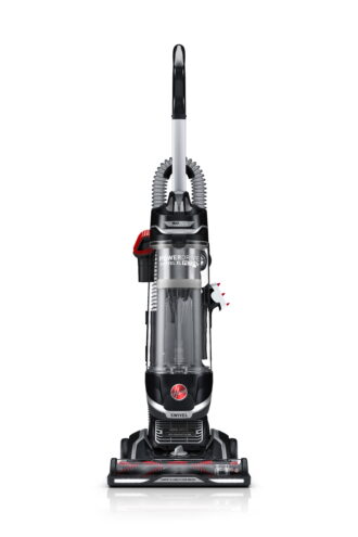 Hoover MAXLife Bagless Upright Vacuum Cleaner,  Power Drive Swivel XL, Pet Friendly, Powerful Suction, HEPA Filter, UH75210, Black and Grey