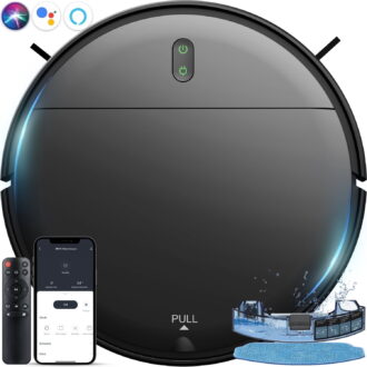 ONSON Robot Vacuum Cleaner, Robot Vacuum and Mop Combo with WIFI/Alexa for Pet Hair and Hard Floor