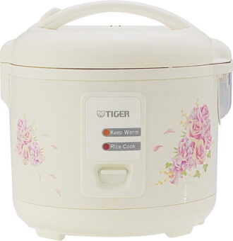 Tiger Electronics 10-Cup Electric Cooker, White