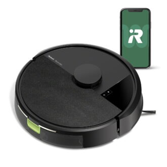 iRobot Roomba 105 Vac Robot Vacuum and Self-Charging Dock with Intense Power Lifting Suction, LiDAR Navigation, for Carpet and Hard Floors, Cleans in Neat Rows, Model # Q312020